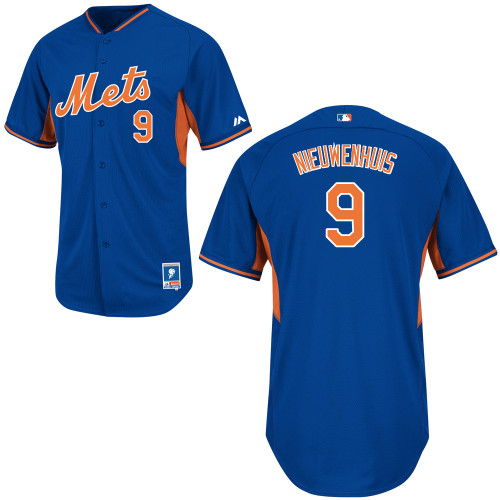 Kirk Nieuwenhuis #9 Youth Baseball Jersey-New York Mets Authentic Cool Base BP MLB Jersey